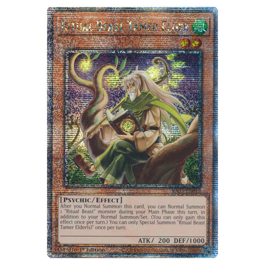 Yu-Gi-Oh! - Quarter Century Bonanza - Ritual Beast Tamer Elder (Quarter Century Secret Rare) RA03-EN012