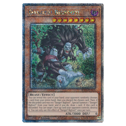 Yu-Gi-Oh! - Quarter Century Bonanza - Danger! Bigfoot! (Quarter Century Secret Rare) RA03-EN019