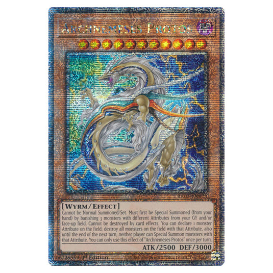 Yu-Gi-Oh! - Quarter Century Bonanza - Archnemeses Protos (Quarter Century Secret Rare) RA03-EN023