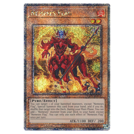 Yu-Gi-Oh! - Quarter Century Bonanza - Nemeses Flag (Quarter Century Secret Rare) RA03-EN024