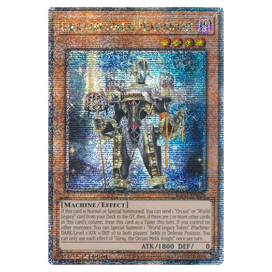 Yu-Gi-Oh! - Quarter Century Bonanza - Girsu, the Orcust Mekk-Knight (Quarter Century Secret Rare) RA03-EN026