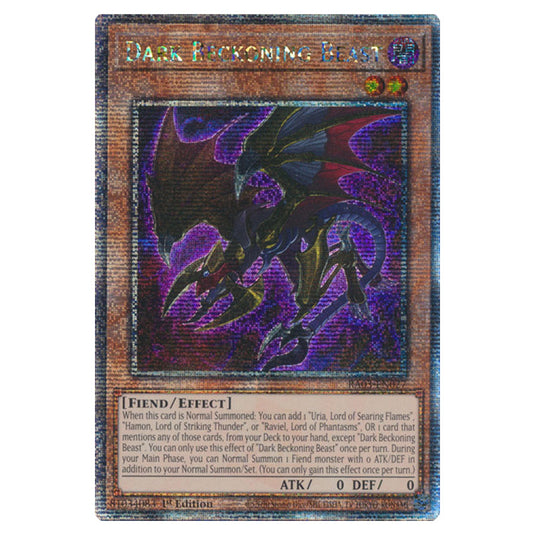 Yu-Gi-Oh! - Quarter Century Bonanza - Dark Beckoning Beast (Quarter Century Secret Rare) RA03-EN027