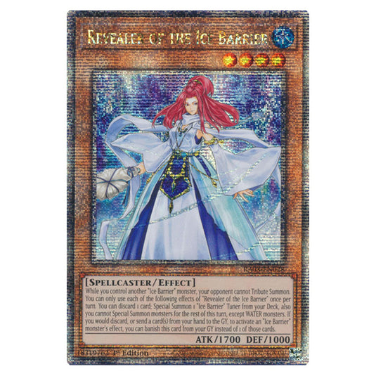 Yu-Gi-Oh! - Quarter Century Bonanza - Revealer of the Ice Barrier (Quarter Century Secret Rare) RA03-EN028