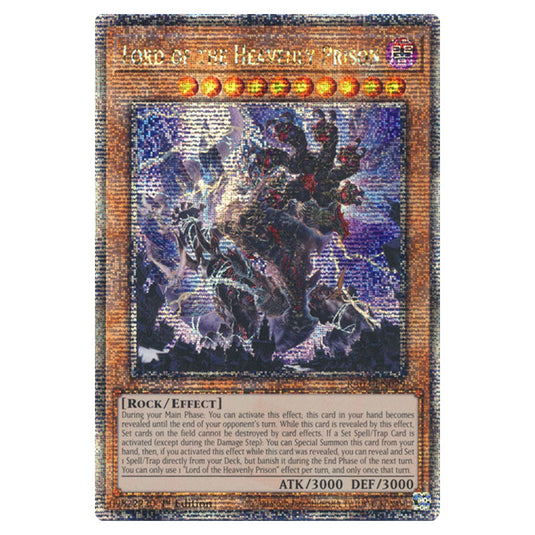 Yu-Gi-Oh! - Quarter Century Bonanza - Lord of the Heavenly Prison (Quarter Century Secret Rare) RA03-EN029