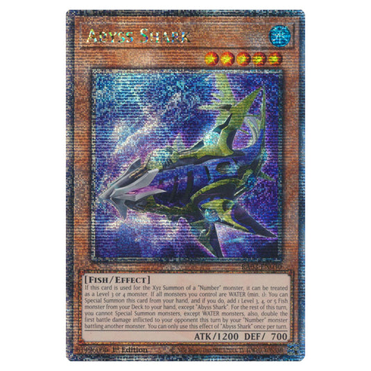Yu-Gi-Oh! - Quarter Century Bonanza - Abyss Shark (Quarter Century Secret Rare) RA03-EN030