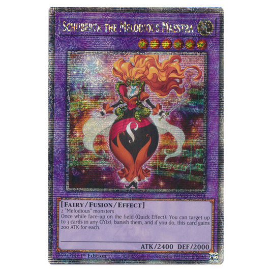 Yu-Gi-Oh! - Quarter Century Bonanza - Schuberta the Melodious Maestra (Quarter Century Secret Rare) RA03-EN034
