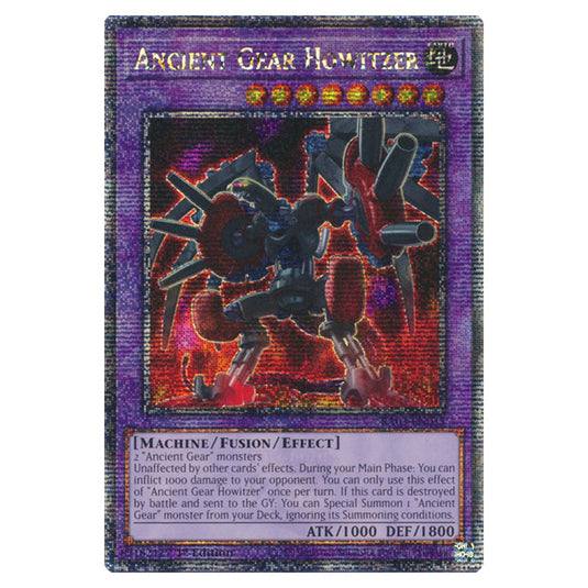 Yu-Gi-Oh! - Quarter Century Bonanza - Ancient Gear Howitzer (Quarter Century Secret Rare) RA03-EN035