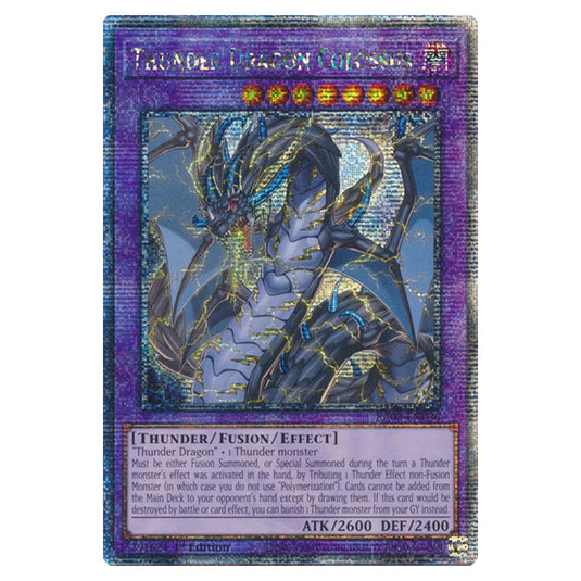 Yu-Gi-Oh! - Quarter Century Bonanza - Thunder Dragon Colossus (Quarter Century Secret Rare) RA03-EN036