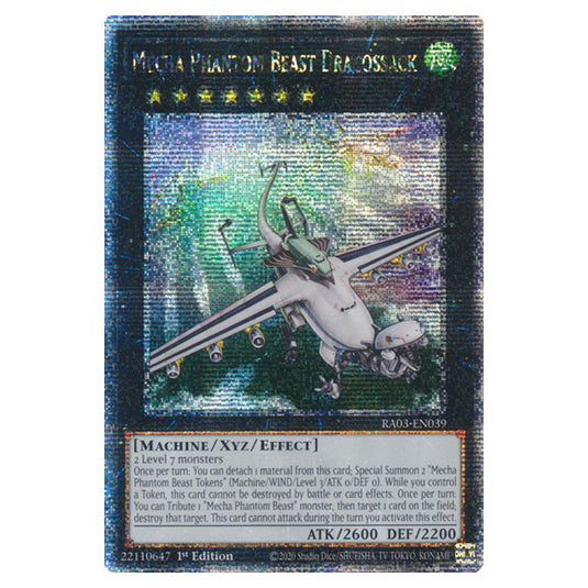 Yu-Gi-Oh! - Quarter Century Bonanza - Mecha Phantom Beast Dracossack (Quarter Century Secret Rare) RA03-EN039