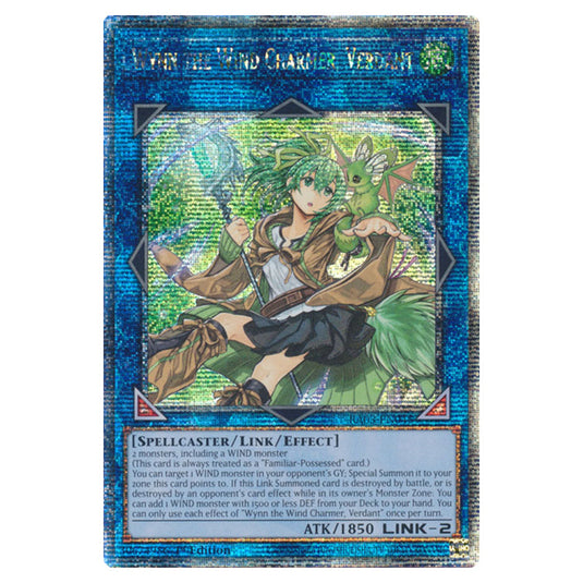 Yu-Gi-Oh! - Quarter Century Bonanza - Wynn the Wind Charmer, Verdant (Quarter Century Secret Rare) RA03-EN045