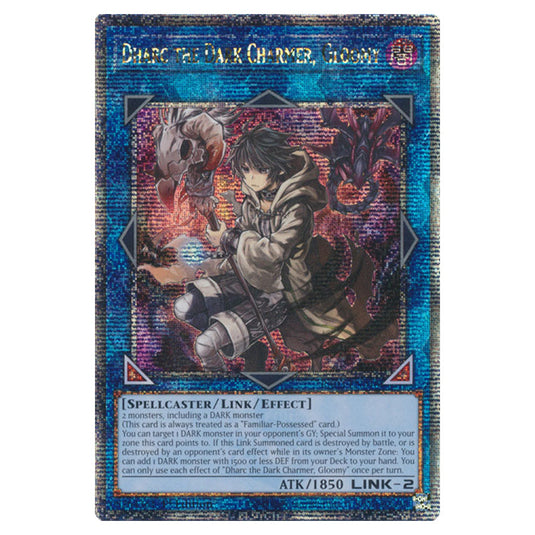 Yu-Gi-Oh! - Quarter Century Bonanza - Dharc the Dark Charmer, Gloomy (Quarter Century Secret Rare) RA03-EN048