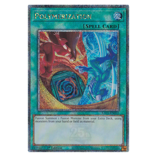 Yu-Gi-Oh! - Quarter Century Bonanza - Polymerization (Quarter Century Secret Rare) RA03-EN051a