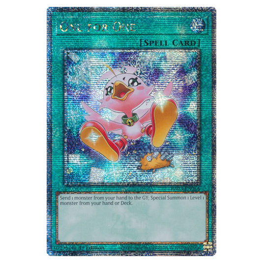 Yu-Gi-Oh! - Quarter Century Bonanza - One for One (Quarter Century Secret Rare) RA03-EN056a