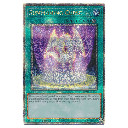 Yu-Gi-Oh! - Quarter Century Bonanza - Summoning Curse (Quarter Century Secret Rare) RA03-EN057