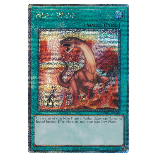 Yu-Gi-Oh! - Quarter Century Bonanza - Heat Wave (Quarter Century Secret Rare) RA03-EN058