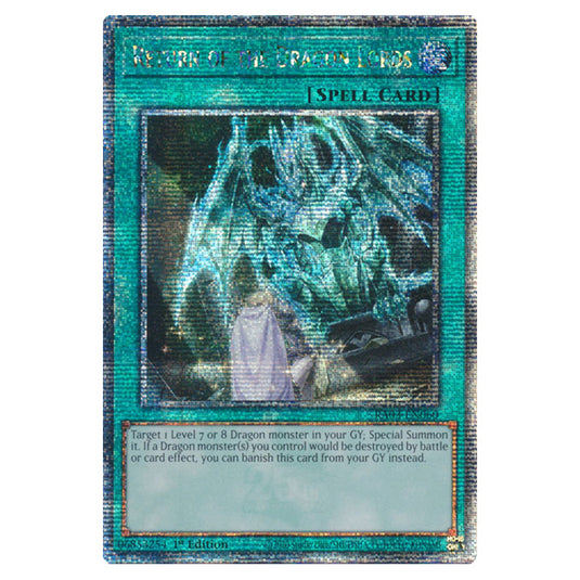 Yu-Gi-Oh! - Quarter Century Bonanza - Return of the Dragon Lords (Quarter Century Secret Rare) RA03-EN060
