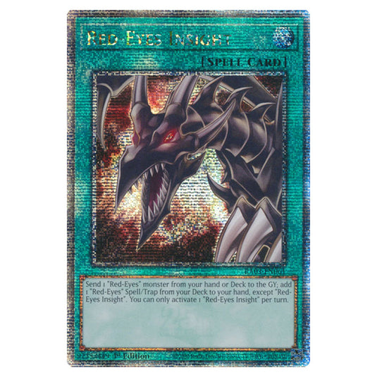 Yu-Gi-Oh! - Quarter Century Bonanza - Red-Eyes Insight (Quarter Century Secret Rare) RA03-EN061