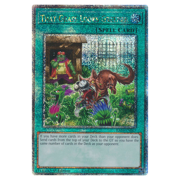 yugioh grass is greener deck Yu-Gi-Oh! - Quarter Century Bonanza holofoil pattern or surface detail) yugioh grass is greener deck