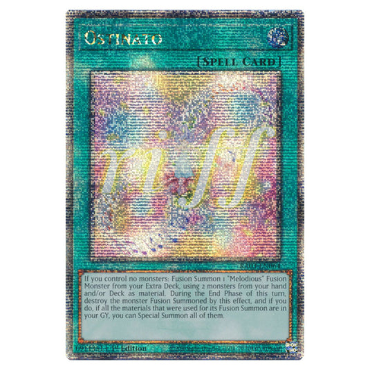 Yu-Gi-Oh! - Quarter Century Bonanza - Ostinato (Quarter Century Secret Rare) RA03-EN064