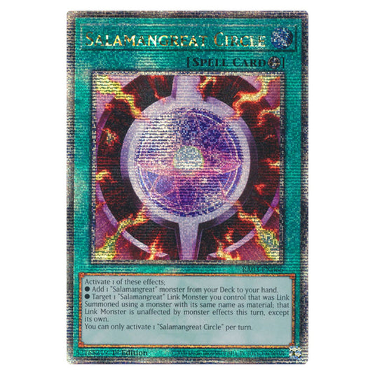 Yu-Gi-Oh! - Quarter Century Bonanza - Salamangreat Circle (Quarter Century Secret Rare) RA03-EN066