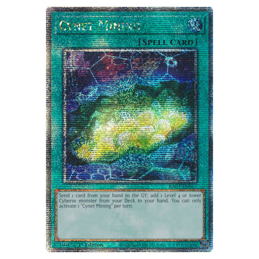 Yu-Gi-Oh! - Quarter Century Bonanza - Cynet Mining (Quarter Century Secret Rare) RA03-EN067