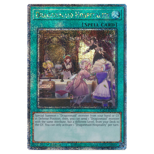 Yu-Gi-Oh! - Quarter Century Bonanza - Dragonmaid Hospitality (Quarter Century Secret Rare) RA03-EN068