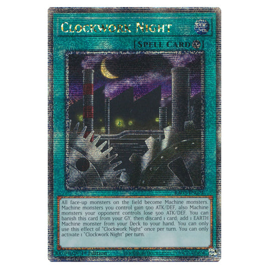 Yu-Gi-Oh! - Quarter Century Bonanza - Clockwork Night (Quarter Century Secret Rare) RA03-EN071