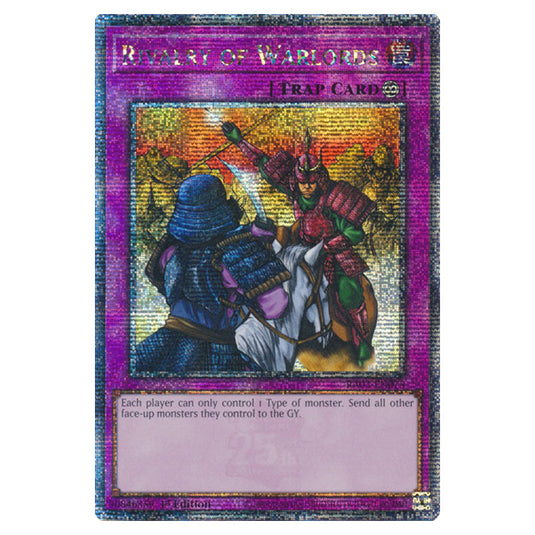 Yu-Gi-Oh! - Quarter Century Bonanza - Rivalry of Warlords (Quarter Century Secret Rare) RA03-EN075
