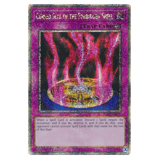 Yu-Gi-Oh! - Quarter Century Bonanza - Cursed Seal of the Forbidden Spell (Quarter Century Secret Rare) RA03-EN076