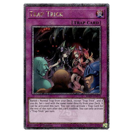 Yu-Gi-Oh! - Quarter Century Bonanza - Trap Trick (Quarter Century Secret Rare) RA03-EN078