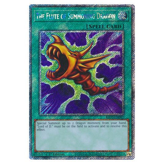 Yu-Gi-Oh! - Quarter Century Bonanza - The Flute of Summoning Dragon (Quarter Century Secret Rare) RA03-EN087