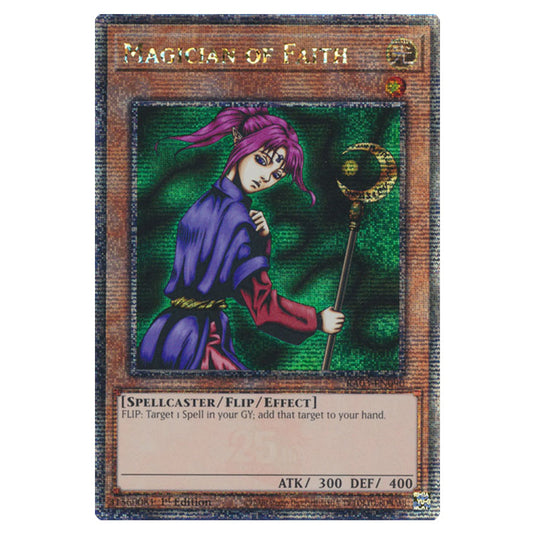Yu-Gi-Oh! - Quarter Century Bonanza - Magician of Faith (Quarter Century Secret Rare) RA03-EN090