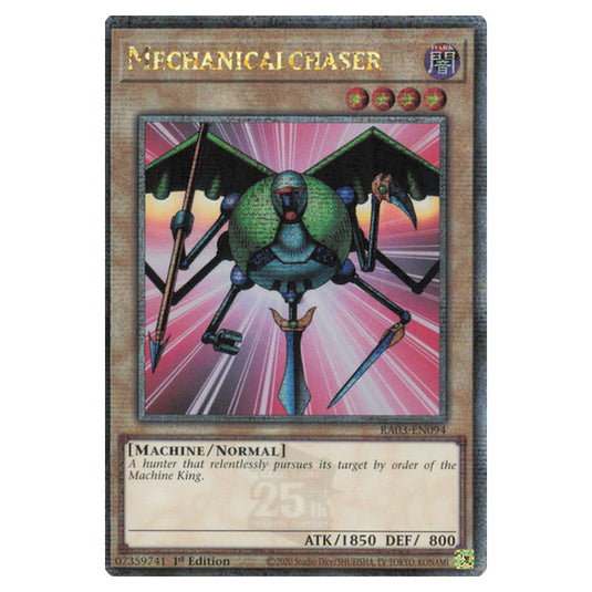 Yu-Gi-Oh! - Quarter Century Bonanza - Mechanicalchaser (Quarter Century Secret Rare) RA03-EN094