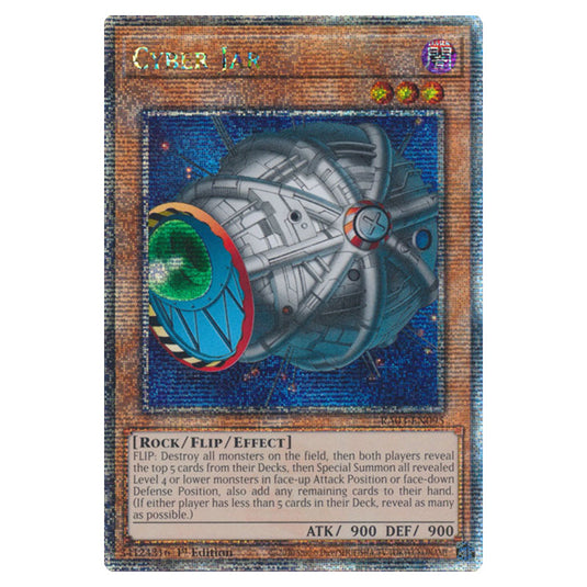 Yu-Gi-Oh! - Quarter Century Bonanza - Cyber Jar (Quarter Century Secret Rare) RA03-EN095