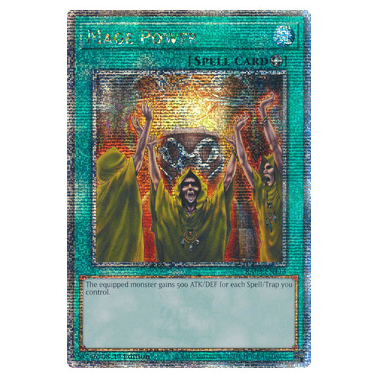 Yu-Gi-Oh! - Quarter Century Bonanza - Mage Power (Quarter Century Secret Rare) RA03-EN113