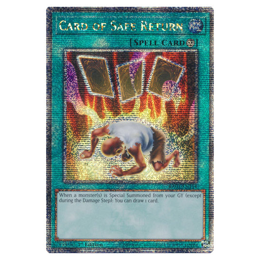 Yu-Gi-Oh! - Quarter Century Bonanza - Card of Safe Return (Quarter Century Secret Rare) RA03-EN114