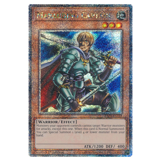 Yu-Gi-Oh! - Quarter Century Bonanza - Marauding Captain (Quarter Century Secret Rare) RA03-EN118
