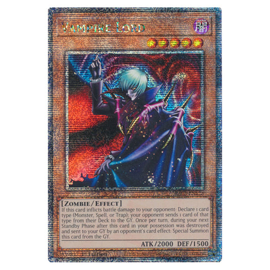 Yu-Gi-Oh! - Quarter Century Bonanza - Vampire Lord (Quarter Century Secret Rare) RA03-EN128