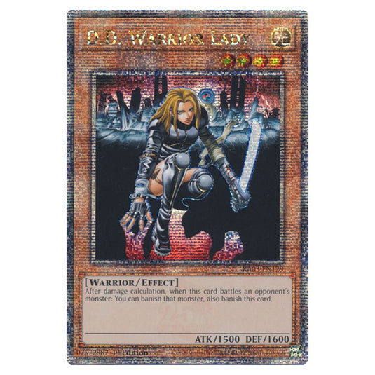 Yu-Gi-Oh! - Quarter Century Bonanza - D.D. Warrior Lady (Quarter Century Secret Rare) RA03-EN129