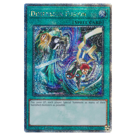 Yu-Gi-Oh! - Quarter Century Bonanza - Dimension Fusion (Quarter Century Secret Rare) RA03-EN136