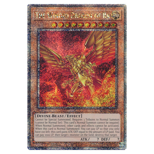 Yu-Gi-Oh! - Quarter Century Bonanza - The Winged Dragon of Ra (Quarter Century Secret Rare) RA03-EN137 Yu-Gi-Oh! - Quarter Century Bonanza - The Winged Dragon of Ra (Quarter Century Secret Rare) RA03-EN137