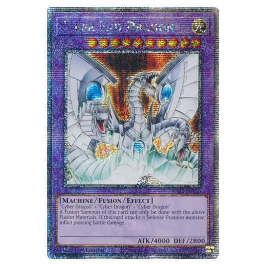 Yu-Gi-Oh! - Quarter Century Bonanza - Cyber End Dragon (Quarter Century Secret Rare) RA03-EN156
