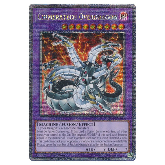 Yu-Gi-Oh! - Quarter Century Bonanza - Chimeratech Overdragon (Quarter Century Secret Rare) RA03-EN166