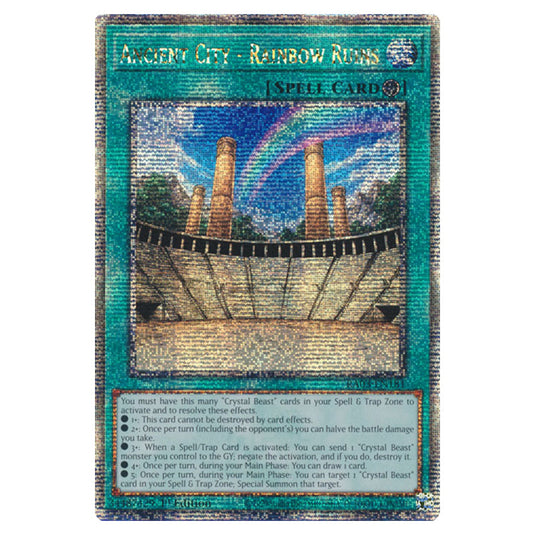 Yu-Gi-Oh! - Quarter Century Bonanza - Ancient City - Rainbow Ruins (Quarter Century Secret Rare) RA03-EN181