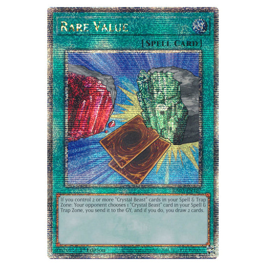 Yu-Gi-Oh! - Quarter Century Bonanza - Rare Value (Quarter Century Secret Rare) RA03-EN182