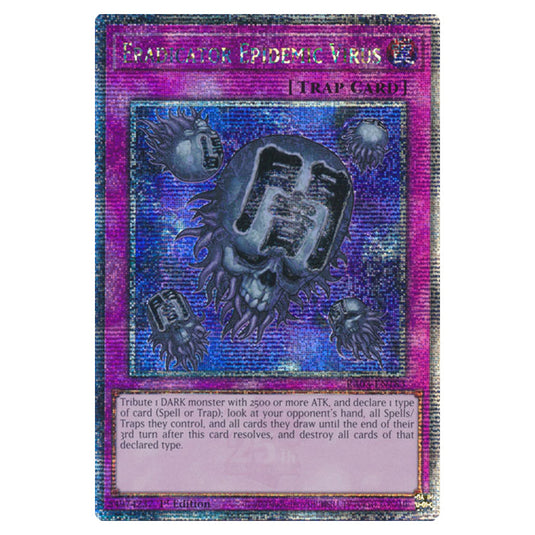 Yu-Gi-Oh! - Quarter Century Bonanza - Eradicator Epidemic Virus (Quarter Century Secret Rare) RA03-EN183