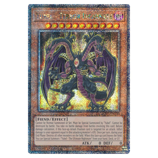 Yu-Gi-Oh! - Quarter Century Bonanza - Yubel - Terror Incarnate (Quarter Century Secret Rare) RA03-EN190