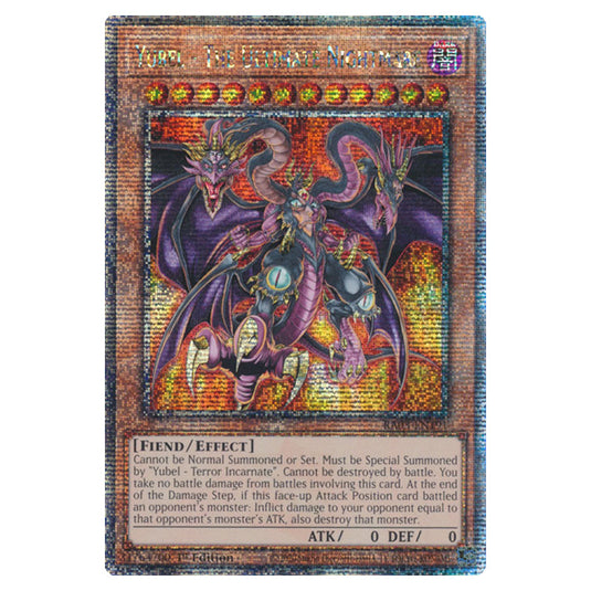 Yu-Gi-Oh! - Quarter Century Bonanza - Yubel - The Ultimate Nightmare (Quarter Century Secret Rare) RA03-EN191