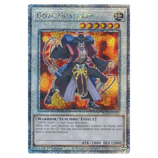 Yu-Gi-Oh! - Quarter Century Bonanza - Goyo Guardian (Quarter Century Secret Rare) RA03-EN202
