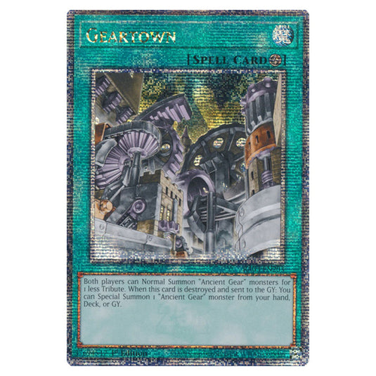 Yu-Gi-Oh! - Quarter Century Bonanza - Geartown (Quarter Century Secret Rare) RA03-EN203